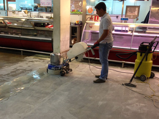 pulido de pisos de concreto